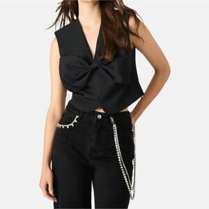 NEW STEVE MADDEN ayanna top in black